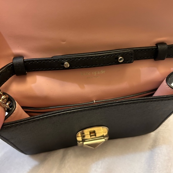 Authentic Kate Spade ♠️ Crossbody Black Purse - Picture 3 of 6